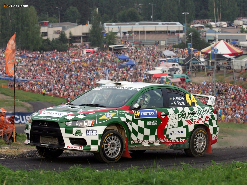 Pictures of Mitsubishi Lancer Evolution X Race Car 2008 (1024 x 768)