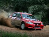 Mitsubishi Lancer Evolution IX Race Car 2005–07 wallpapers