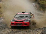 Mitsubishi Lancer Evolution IX Race Car 2005–07 wallpapers