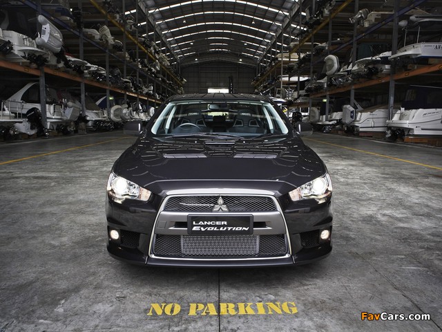 Mitsubishi Lancer Evolution X 2008 wallpapers (640 x 480)