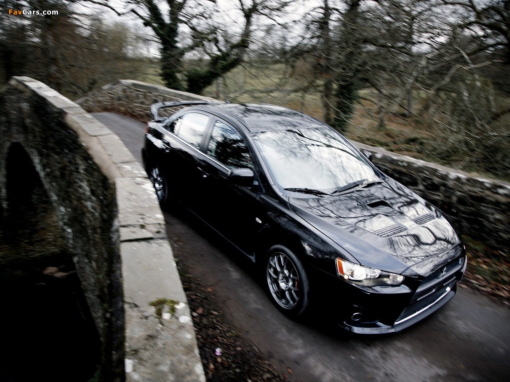 Mitsubishi Lancer Evolution X EU-spec 2008 wallpapers (1024 x 768)