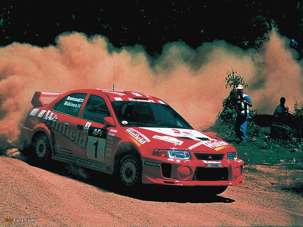 Mitsubishi Lancer Evolution V Gr.A WRC 1998 wallpapers (1024 x 768)