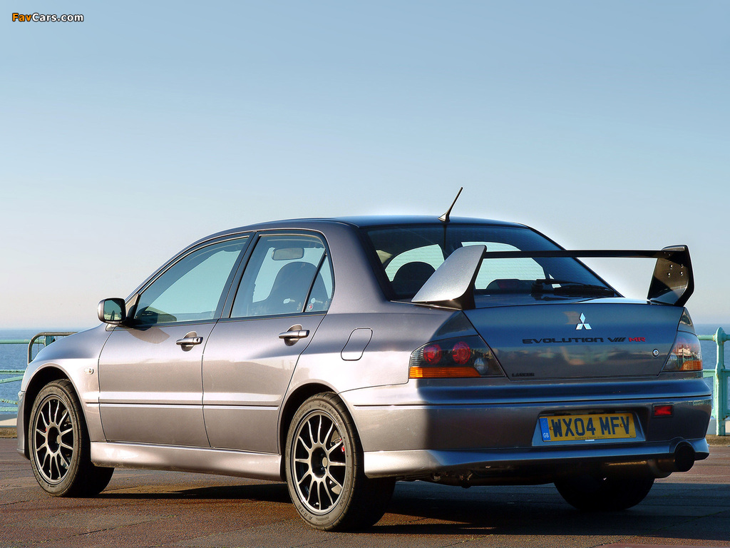 Mitsubishi Lancer Evolution VIII MR 280 2004 wallpapers (1024 x 768)