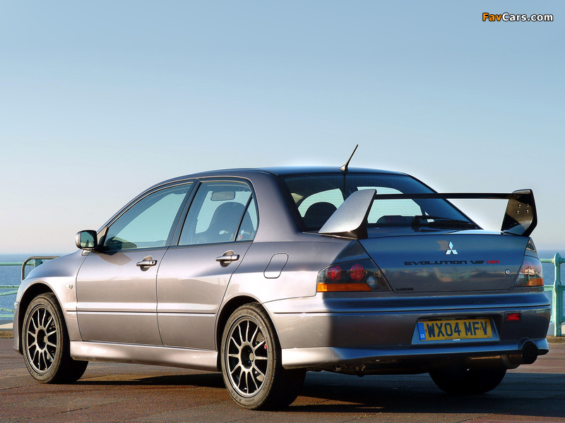 Mitsubishi Lancer Evolution VIII MR 280 2004 wallpapers (800 x 600)