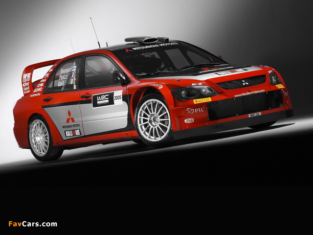 Images of Mitsubishi Lancer WRC05 2005 (640 x 480)