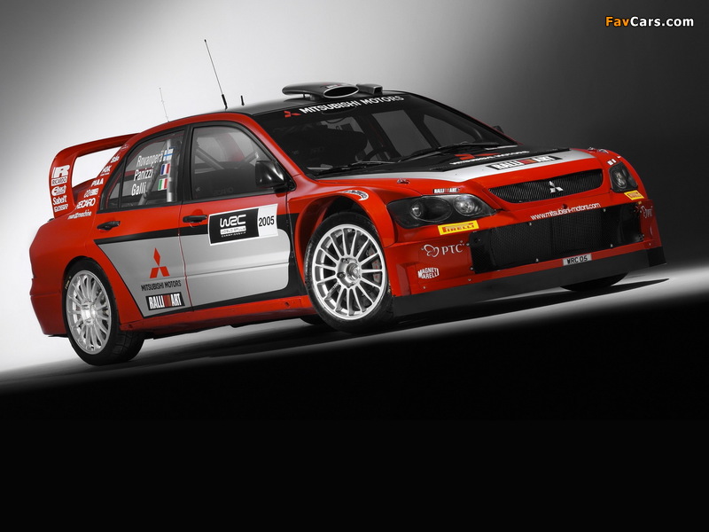 Images of Mitsubishi Lancer WRC05 2005 (800 x 600)