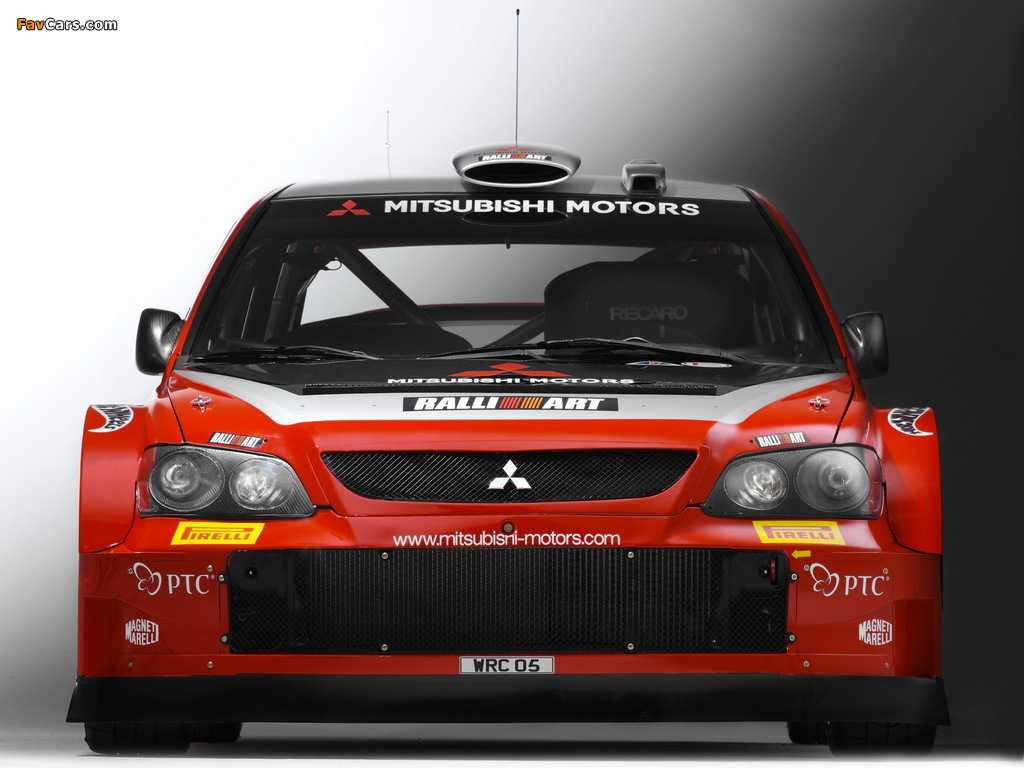Mitsubishi Lancer WRC05 2005 photos (1024 x 768)