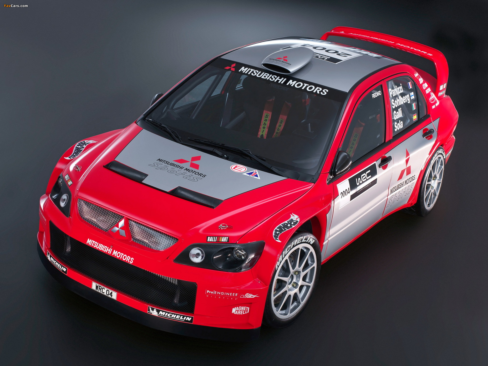 Pictures of Mitsubishi Lancer WRC04 2004 (2048 x 1536)