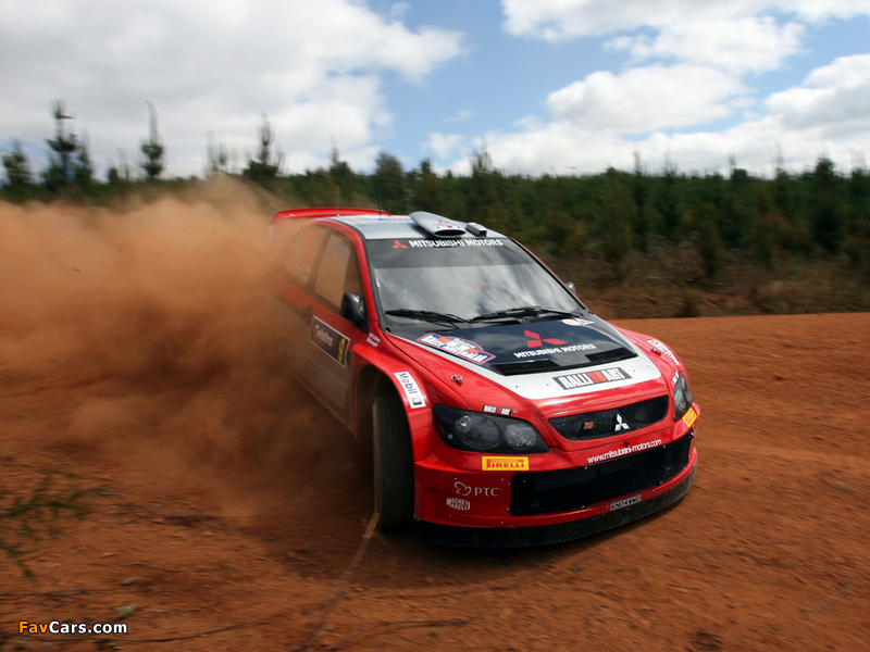 Pictures of Mitsubishi Lancer WRC05 2005 (800 x 600)