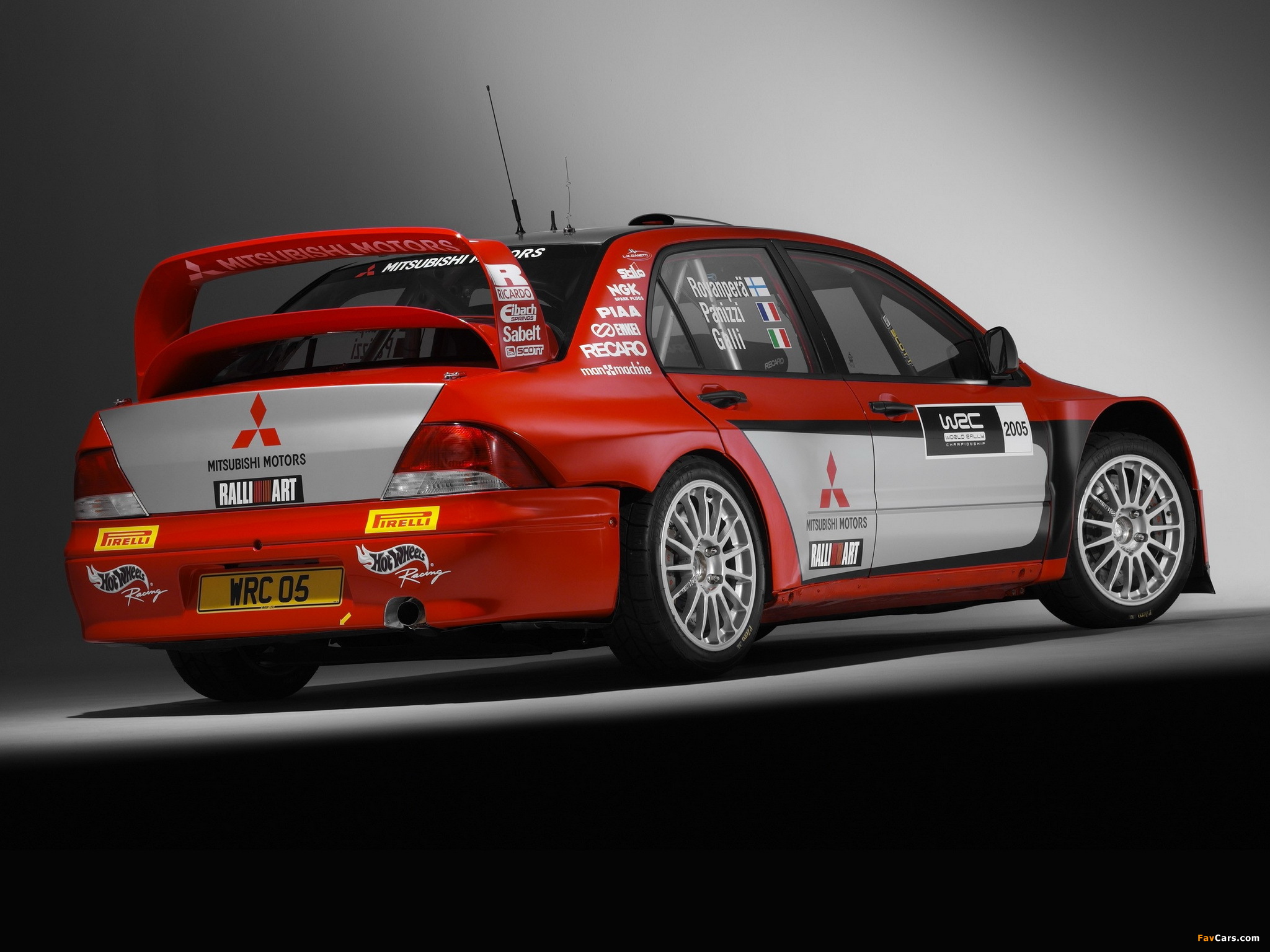 Mitsubishi Lancer WRC05 2005 wallpapers (2048 x 1536)