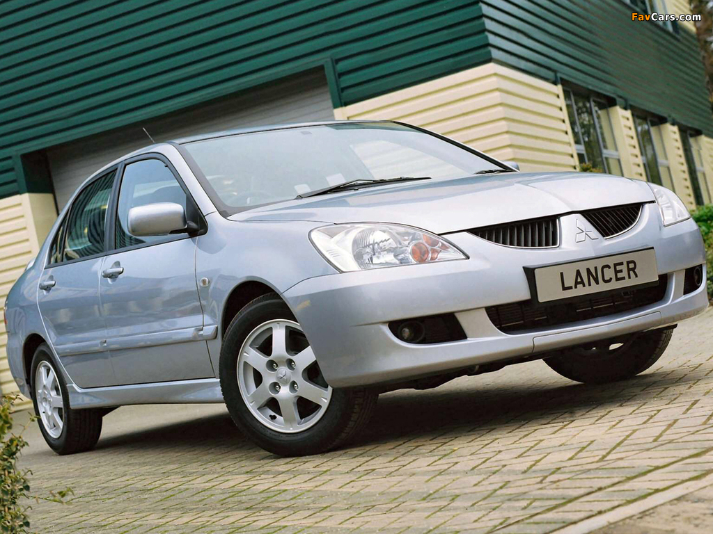 Mitsubishi Lancer UK-spec 2003–05 wallpapers (1024 x 768)