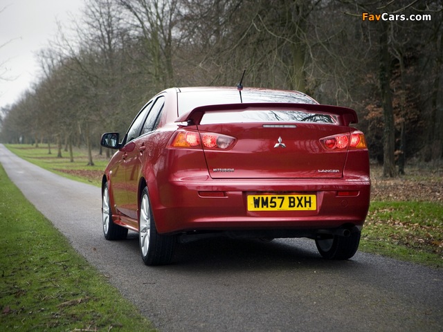 Mitsubishi Lancer UK-spec 2007 images (640 x 480)