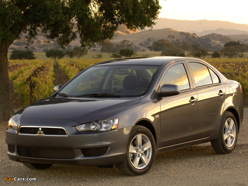 Mitsubishi Lancer ES US-spec 2007 pictures (800 x 600)