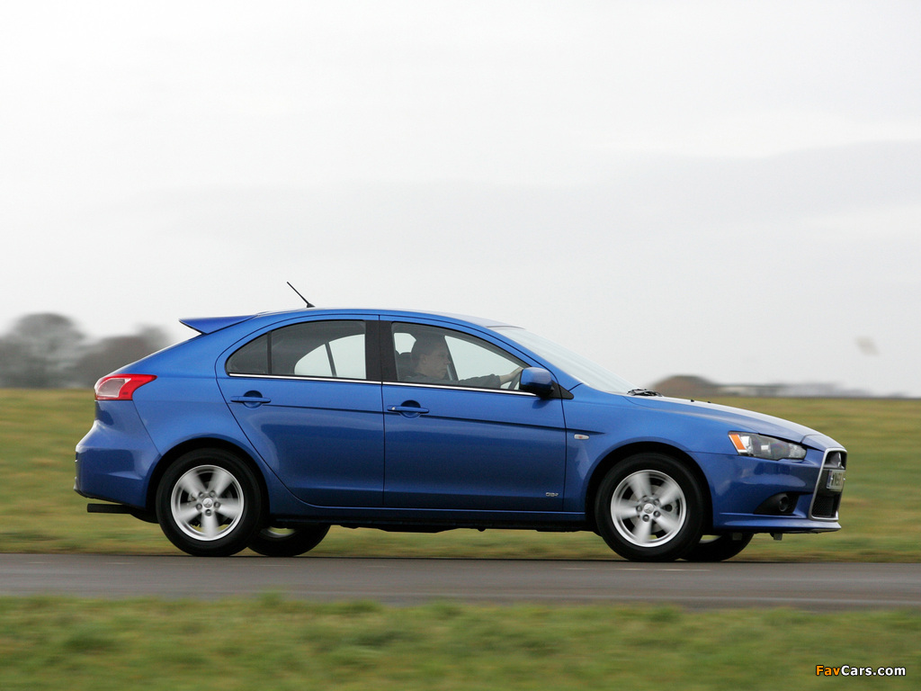 Mitsubishi Lancer Sportback UK-spec 2008 images (1024 x 768)