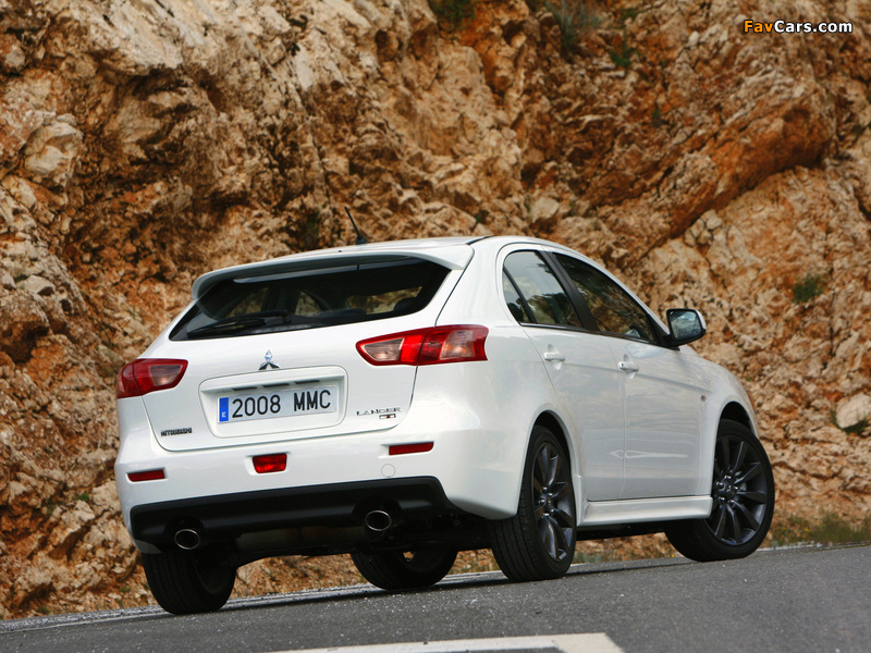 Mitsubishi Lancer Sportback Ralliart 2008 images (800 x 600)