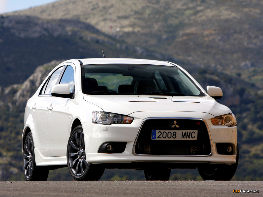 Mitsubishi Lancer Sportback Ralliart 2008 wallpapers (1024 x 768)