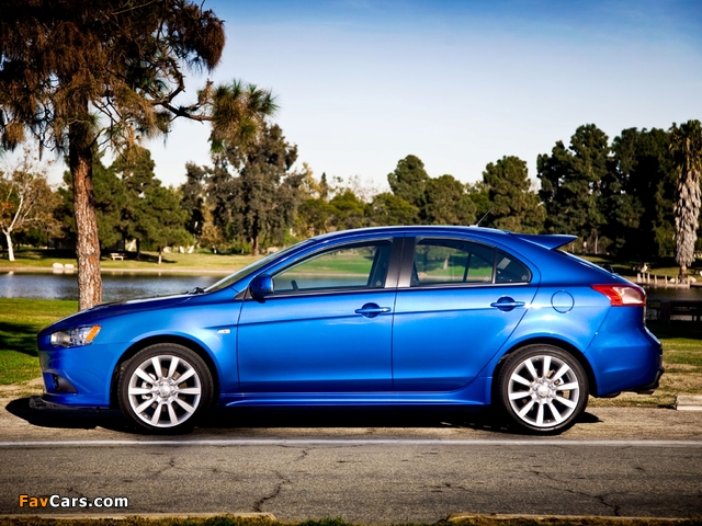 Mitsubishi Lancer Sportback Ralliart US-spec 2009 images (640 x 480)