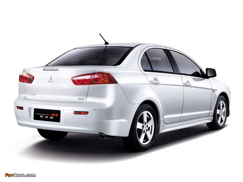 Mitsubishi Lancer EX CN-spec 2009 photos (800 x 600)