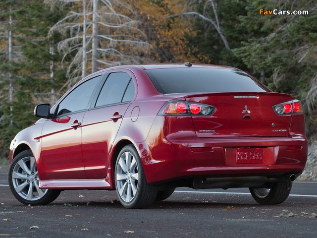 Mitsubishi Lancer GT US-spec 2012 wallpapers (640 x 480)