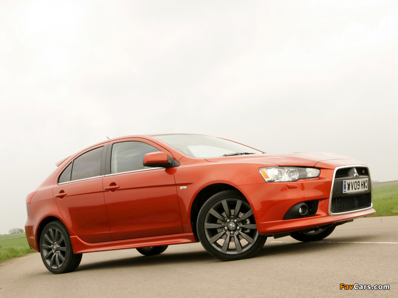 Photos of Mitsubishi Lancer Sportback Ralliart UK-spec 2008 (800 x 600)