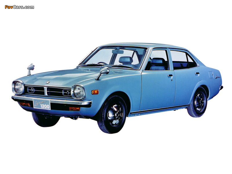 Pictures of Mitsubishi Lancer Sedan 1973–76 (800 x 600)