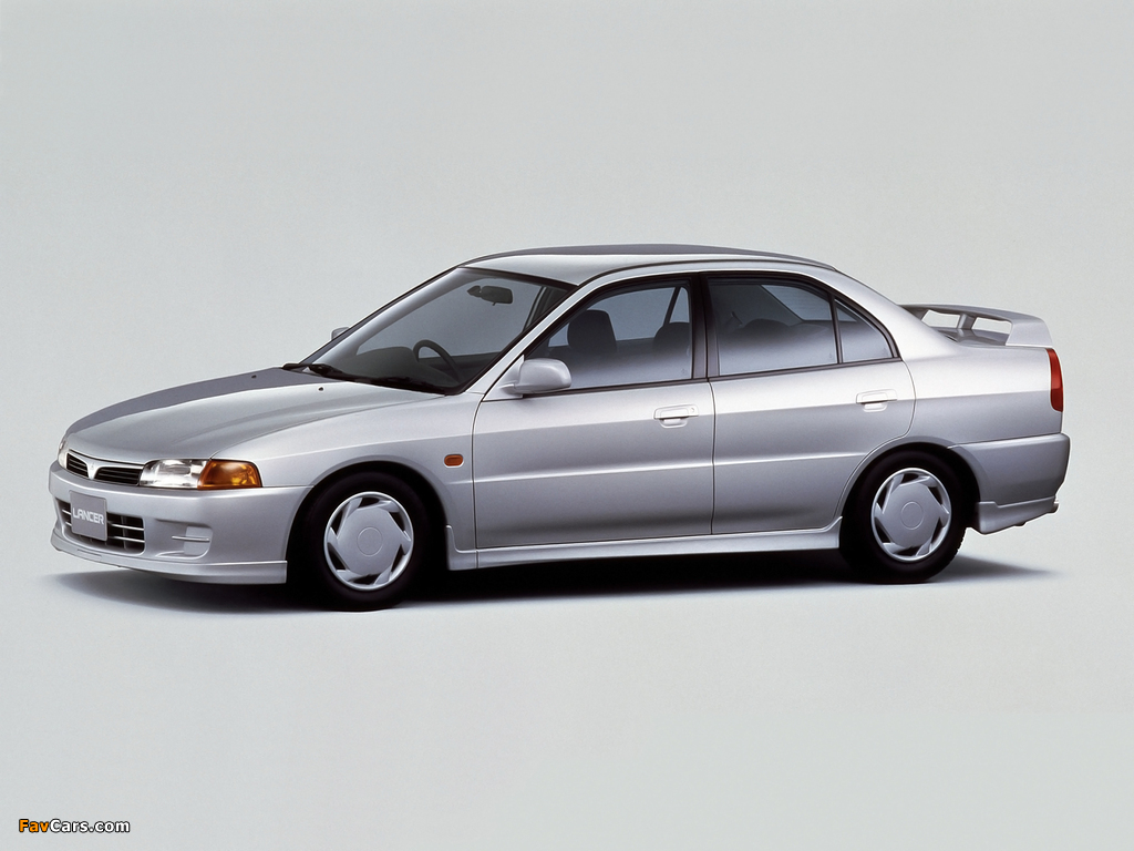 Pictures of Mitsubishi Lancer JP-spec 1995–97 (1024 x 768)