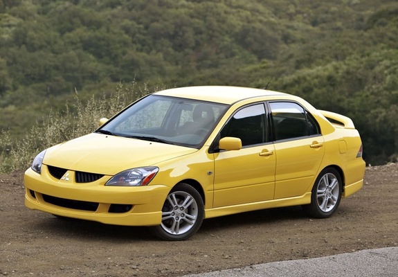 Pictures of Mitsubishi Lancer Sport US-spec 2003–05