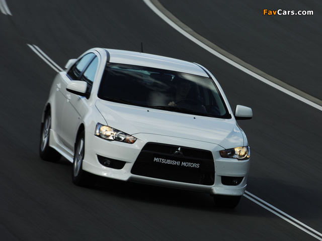 Pictures of Mitsubishi Lancer 2007–11 (640 x 480)