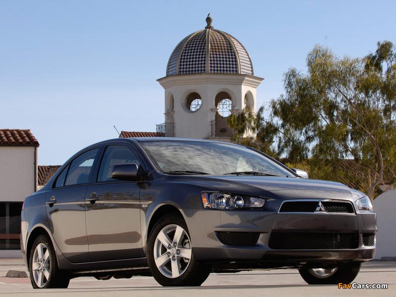 Pictures of Mitsubishi Lancer ES US-spec 2007 (800 x 600)