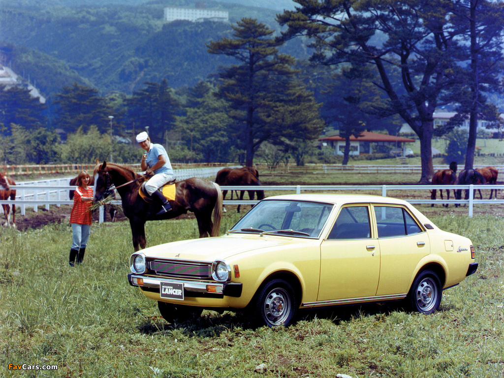 Mitsubishi Lancer Sedan 1976–79 wallpapers (1024 x 768)