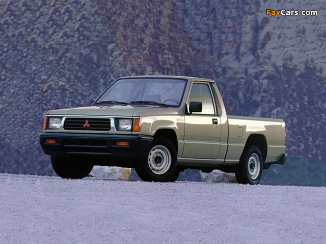 Images of Mitsubishi Mighty Max Single Cab 1986–96 (640 x 480)