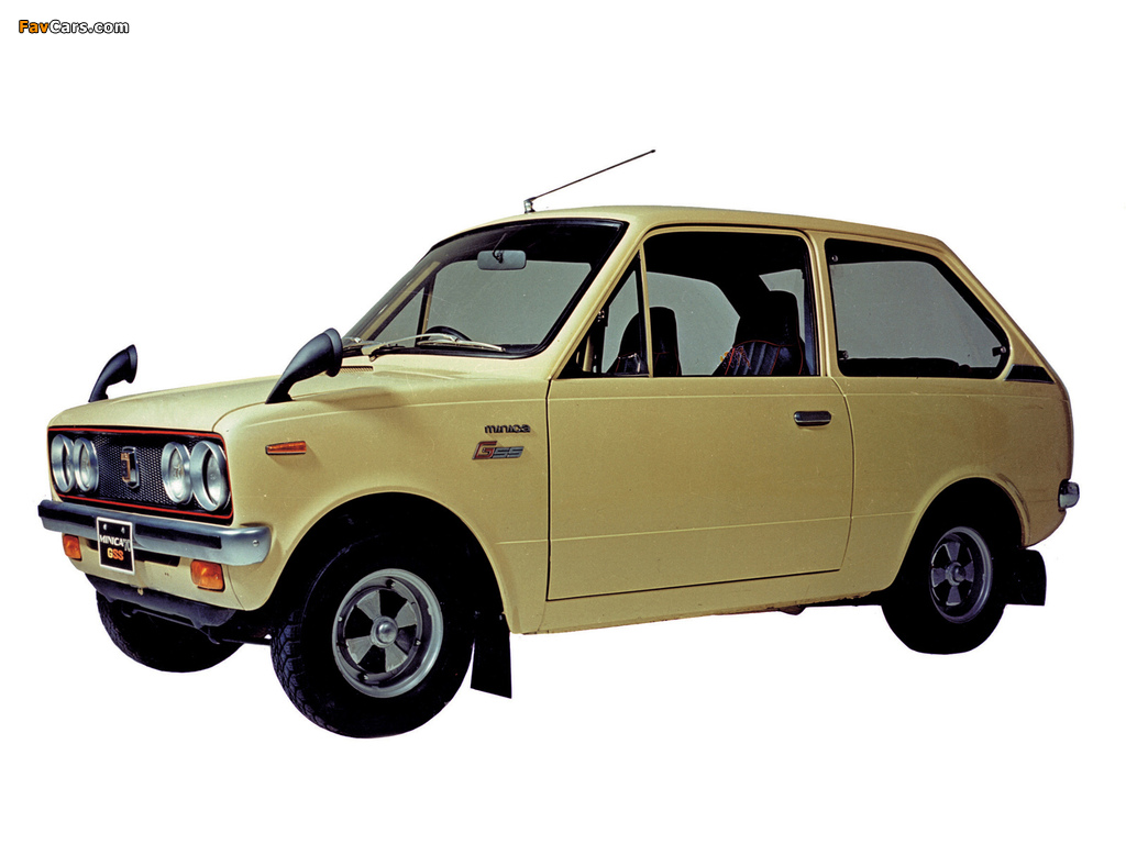 Mitsubishi Minica GSS 1969–72 wallpapers (1024 x 768)