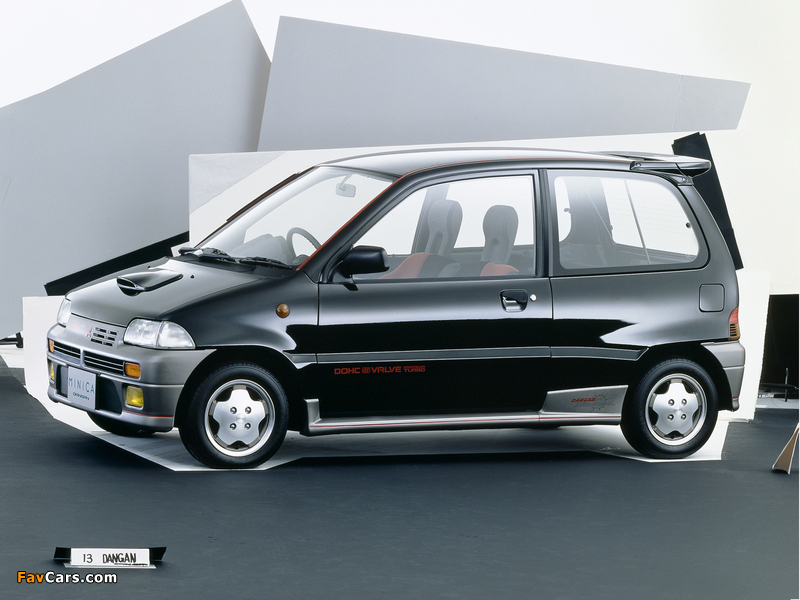 Mitsubishi Minica Dangan ZZ (E-H21A) 1989–90 photos (800 x 600)