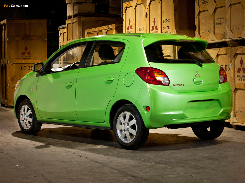 Images of Mitsubishi Mirage US-spec 2013 (1024 x 768)