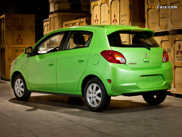 Images of Mitsubishi Mirage US-spec 2013 (640 x 480)