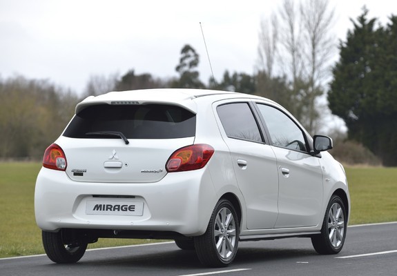 Mitsubishi Mirage UK-spec 2013 images