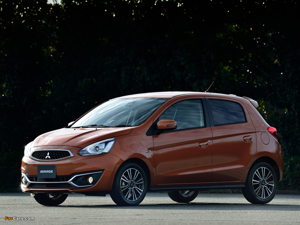 Mitsubishi Mirage 2016 wallpapers (1024 x 768)