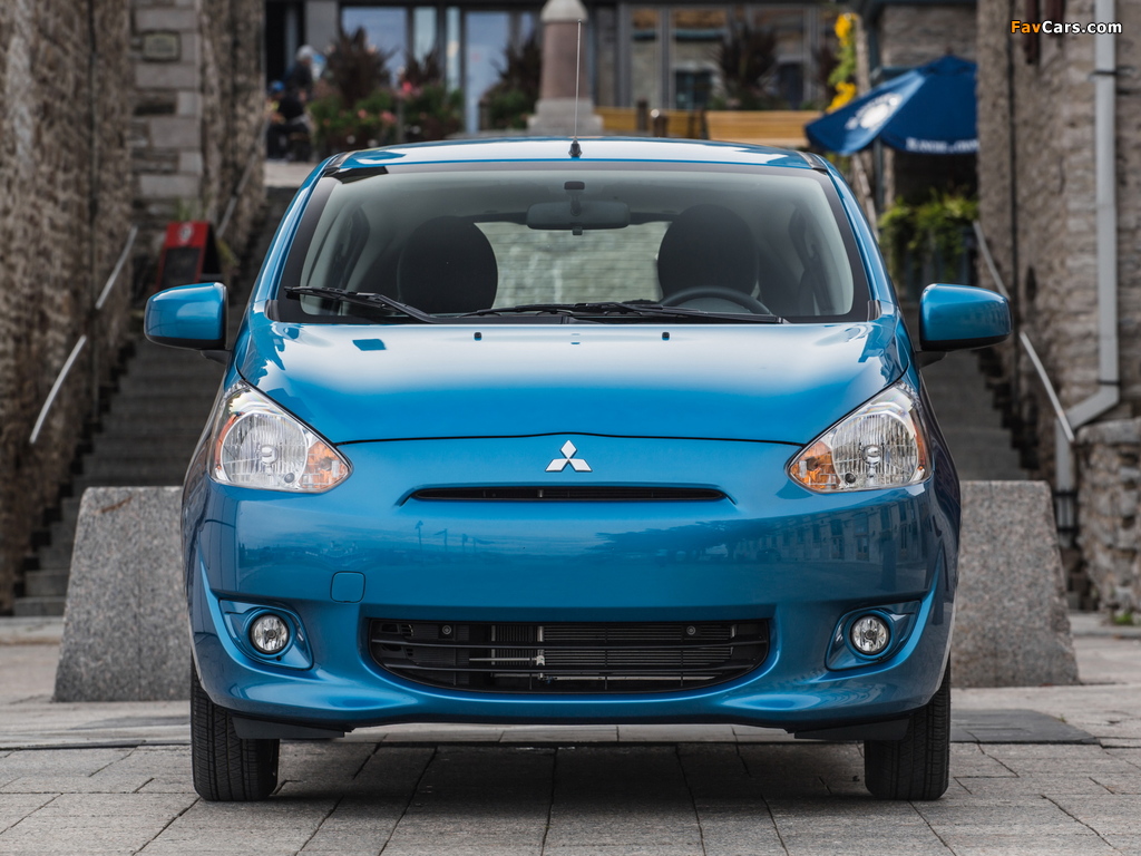 Pictures of Mitsubishi Mirage US-spec 2013 (1024 x 768)