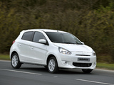 Mitsubishi Mirage UK-spec 2013 wallpapers