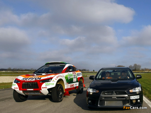 Images of Mitsubishi Racing Lancer & Lancer Evolution X 2008 (640 x 480)