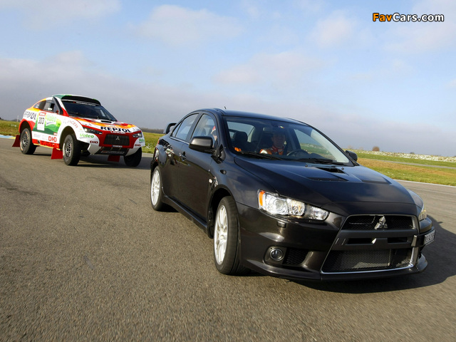 Pictures of Mitsubishi Racing Lancer & Lancer Evolution X 2008 (640 x 480)