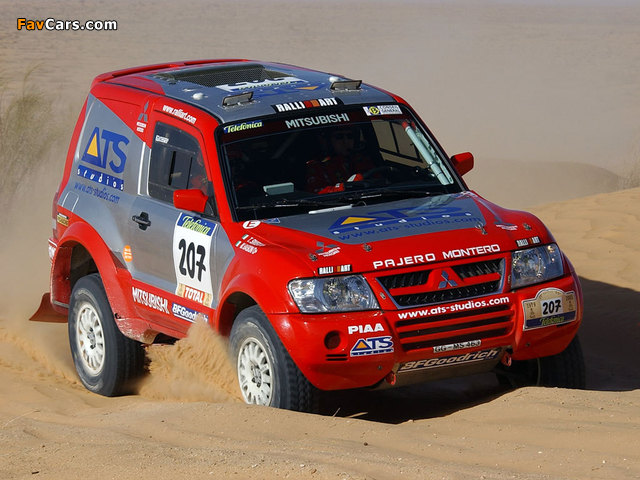 Mitsubishi Pajero/Montero Super Production Cross-Country Car 2002 images (640 x 480)