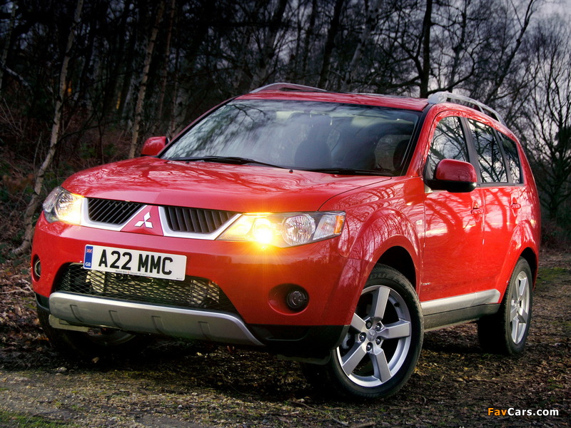 Mitsubishi Outlander UK-spec 2007–09 images (800 x 600)