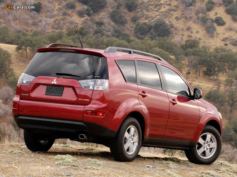 Mitsubishi Outlander US-spec 2007–09 images (800 x 600)