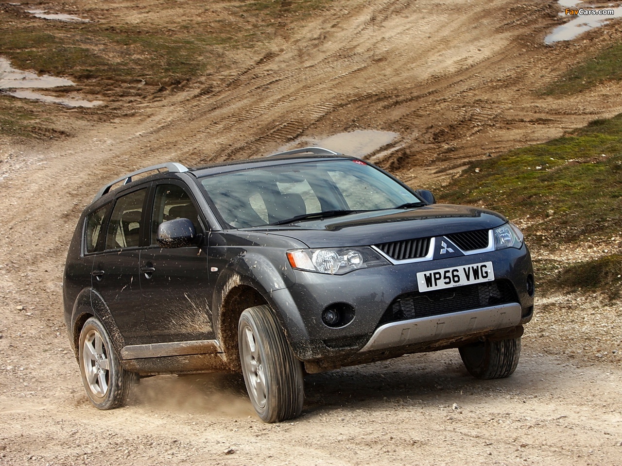 Mitsubishi Outlander UK-spec 2007–09 photos (1280 x 960)