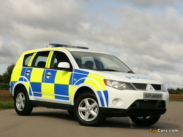 Mitsubishi Outlander UK Police 2007–09 pictures (640 x 480)