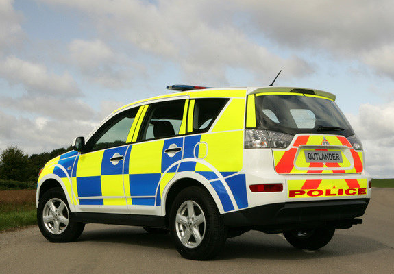 Mitsubishi Outlander UK Police 2007–09 wallpapers