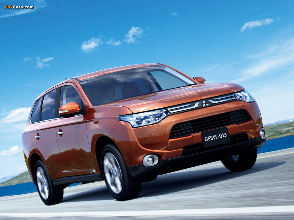 Mitsubishi Outlander JP-spec 2012 photos (1024 x 768)