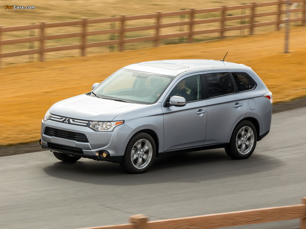 Mitsubishi Outlander US-spec 2013 pictures (1024 x 768)