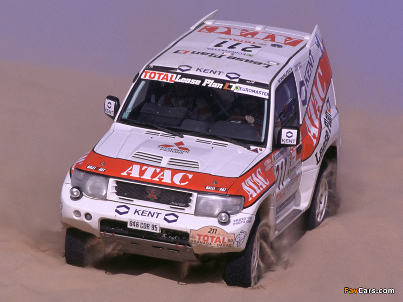 Mitsubishi Pajero Evolution Dakar (V55W) 1999 wallpapers (800 x 600)